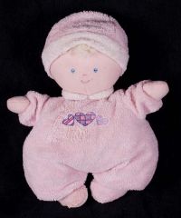 Carters Prestige Girl Doll with Three Hearts Plush Lovey